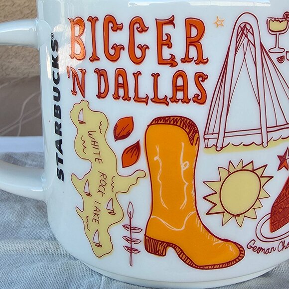 Starbucks Dallas Mug Been There Series Across The Globe Collection 14oz 2019 - Picture 4 of 9